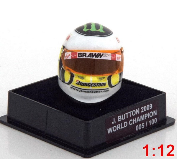 brawn helm weltmeister j.button world champions collection (l.e.100pcs) M75423 Модель 1:12